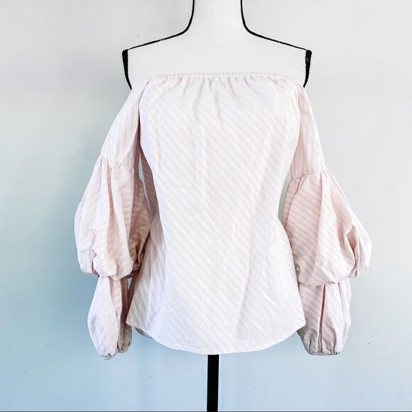 Petersyn Off Shoulder Puff Sleeve Top - Picture 3 of 12